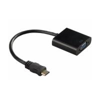 Переходник Voltronic mini HDMI M to VGA F 0.3m 4K/2K black Фото