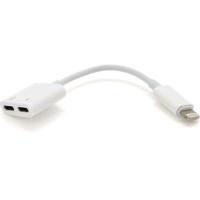 Переходник Voltronic Lightning M to 2xLightning F 0.05m white Фото