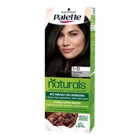 Фарба для волосся Palette Naturals без аміаку 1-0 Чорний Фото