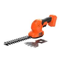 Кусторез Black&Decker 18V, насадки - 20 см/8 мм, 10 см/18 мм (без АКБ и Фото