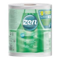 Бумажные полотенца Zen Professional Care 2 слоя 770 отрывов 100 м 1 рулон Фото
