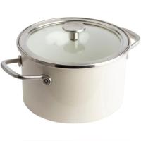Кастрюля KitchenAid Steel Core 20 см 3,7 л мигдалевий крем Фото