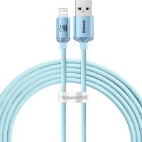 Дата кабель Baseus USB 2.0 AM to Lightning 2.0m 2.4A sky blue Фото