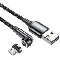 Дата кабель Essager USB 2.0 AM to Micro 5P 1.0m magnetic black Фото