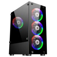 Корпус для ПК 1stPlayer V2-A-BK-4F1 Фото