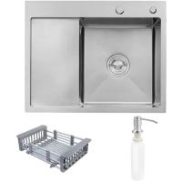 Мийка кухонна Kroner Geburstet-6350RHM Фото