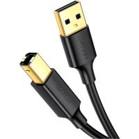 Кабель для принтера Ugreen USB 2.0 AM/BM 5.0m US135 black Фото