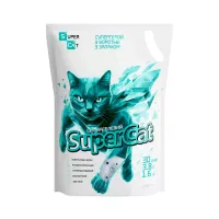 Наповнювач для туалету Super Cat Силікагелевий 1.6 кг Фото
