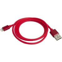Дата кабель Patron USB 2.0 AM to Lightning 1.0m 2.4A red Фото