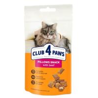 Лакомство для котов Club 4 Paws Подушечки с говядиной 60 г Фото