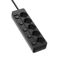 Сетевой фильтр питания ColorWay CW-PSEA52SBK 5 розеток2м Фото