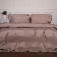 Постельное белье MirSon Tencel №08 Beige 200x220 Евро Фото