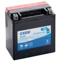 Аккумулятор автомобильный EXIDE Акумулятор Мото EXIDE 18Ah Ев (-/+) (230EN) (д150* Фото
