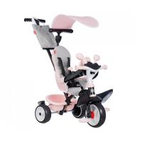 Дитячий велосипед Smoby Бебі Драйвер. Рожева перлина" з козирком, металеви Фото