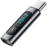 Переходник Essager USB-C F to USB-C M digital display Фото