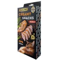 Лакомство для котов Lucky Star Мягкое пюре из мяса курицы в стеках 10 г Фото