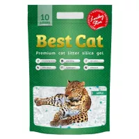 Наповнювач для туалету Best Cat Green Apple Силікагелевий 10 л Фото