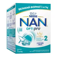 Дитяча суміш Nestle NAN 2 Optipro з 5 олігосахаридами та L. Reuteri ві Фото