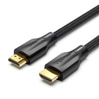 Кабель мультимедійний Vention HDMI M to HDMI M 1.5m 8K60Hz cotton braided black Фото