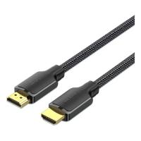 Кабель мультимедійний Vention HDMI M to HDMI M 10.0m 4K30Hz cotton braided black Фото