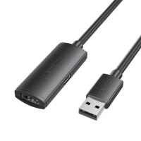Дата кабель Vention USB 2.0 AM/AF 5.0m Active black Фото