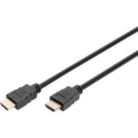 Кабель мультимедийный Digitus HDMI M to HDMI M 2.0m 4K60Hz w/Ethernet black Фото