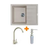 Мийка кухонна Adamant Anila Avena + змішувач та дозатор Фото