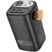 Батарея універсальна HOCO 60000mAh Astrum PD/100W, QC/3.0, LED lamp, Black Фото