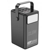Батарея універсальна HOCO 100000mAh Endure 22.5W PD, QC, LED Lamp, Black Фото