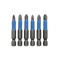 Набір біт YOSO YOSO-316 PZ1; PZ2; PZ3; PH1; PH2; PH3, 6шт. 50мм Фото