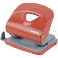 Діркопробивач Axent Exakt-2 металевий, 30арк, Earth colors кораловий Фото