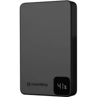Батарея універсальна ColorWay 10 000 mAh PD/22.5W, 15W MagSafe Black Фото