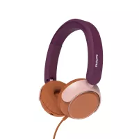 Навушники Philips TAK2000MP/00 USB-C/3,5 мм Burgundy/Orange Фото