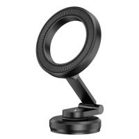 Универсальный автодержатель Canyon Magnetic phone holder OnGrip 10 aluminum Black Фото