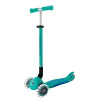 Самокат Globber серії Elite Lights смарагдово-зелений Колеса з під Фото