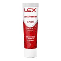 Інтимний гель-змазка Lex Condoms Strawberry Зволожуючий З ароматом полуниці 30 мл Фото