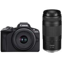 Цифровой фотоаппарат Canon EOS R50 + RF-S 18-45 IS STM + RF 75-300 Black Фото