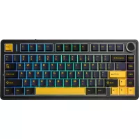 Клавіатура Aula F75 Pink Switch USB UA Black Фото