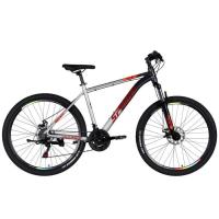 Велосипед Space 27.5" PHAETON DD FR рама-19" AL 2026 сіро-срібляст Фото