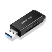 Считыватель флеш-карт Ugreen USB 3.0 to SD/TF CM104 black Фото
