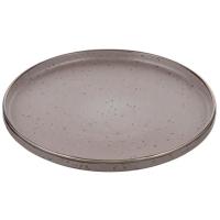 Тарелка Ardesto Fasano, 26см, кераміка, сіро-коричневий Фото