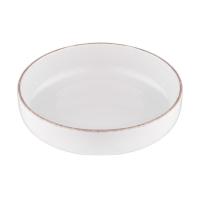 Тарелка Ardesto Lazio, 730мл, 18.5см, кераміка, білий Фото