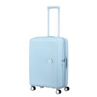 Чемодан American Tourister Soundbox 71.5/81 л пастельно-блакитна Фото