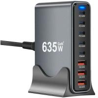 Зарядное устройство XoKo 2xUSB-C PD3.1 140W + 2xUSB-C PD100W + 1xUSB-C PD65 Фото