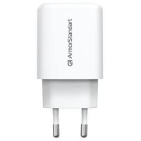 Зарядное устройство Armorstandart 1xUSB-C + 1xUSB 25W GaN white Фото