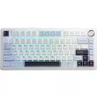 Клавіатура Aula F75 Pink Switch USB UA White Фото