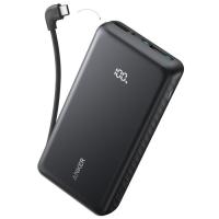 Батарея універсальна Anker 20000mAh 22.5W Built-In USB-C Cable Black Фото