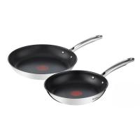 Набор сковородок Tefal Duetto+, 2шт, 24/28см, нержавіюча сталь Фото