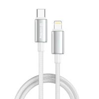 Дата кабель ColorWay USB-C to Lightning 1.0m PD30W zinc alloy braided w Фото