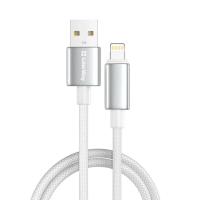 Дата кабель ColorWay USB 2.0 AM to Lightning 2.0m 3A zinc alloy braided Фото